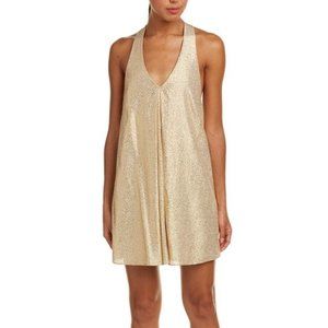 Alice + Olivia Gold Holland Shift Dress